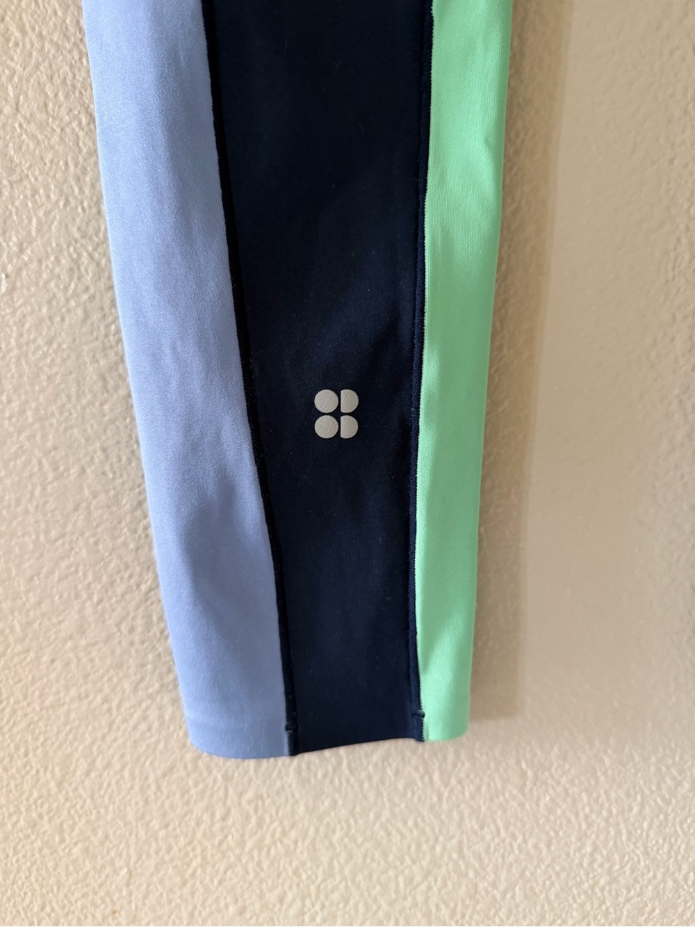 Sweaty Betty Power 7/8 Colorblock Stretch-Jersey Sculpting High Waist Leggings 6 - Picture 8 of 9